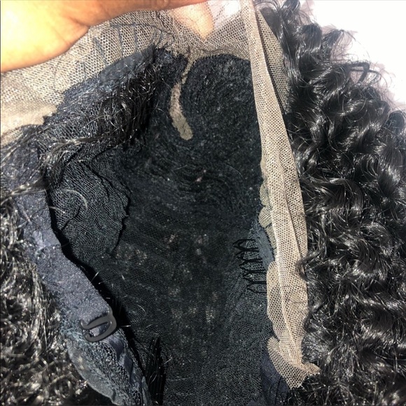 ?Judy?BLACK AFRO KINKY CURLY LACEFRONT WIG ?NWT main image 7
